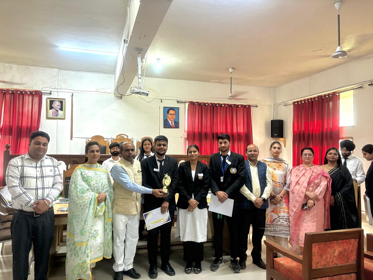 Moot Court Competitions were organized at Rayat Bahra Law College